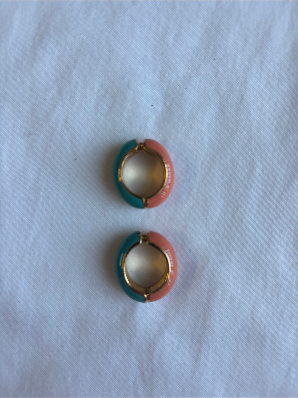 Kenneth Jay Lane Colorblock Dome Clip-On Earring Trio - Picture 4 of 5
